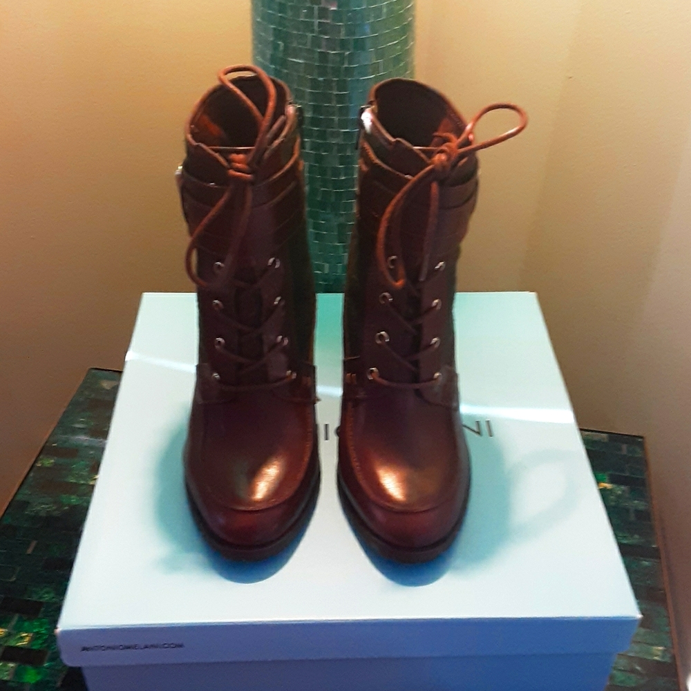 Antonio Melani Lace-up Booties